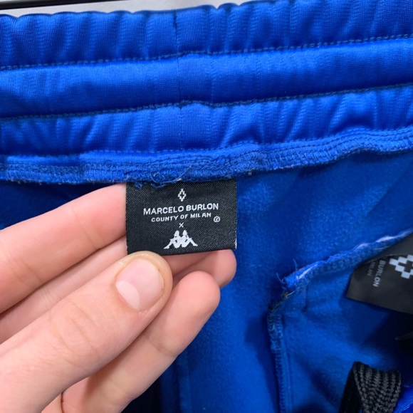 Marcelo Burlon Kappa Joggers Blue Striped large - Picture 9 of 9